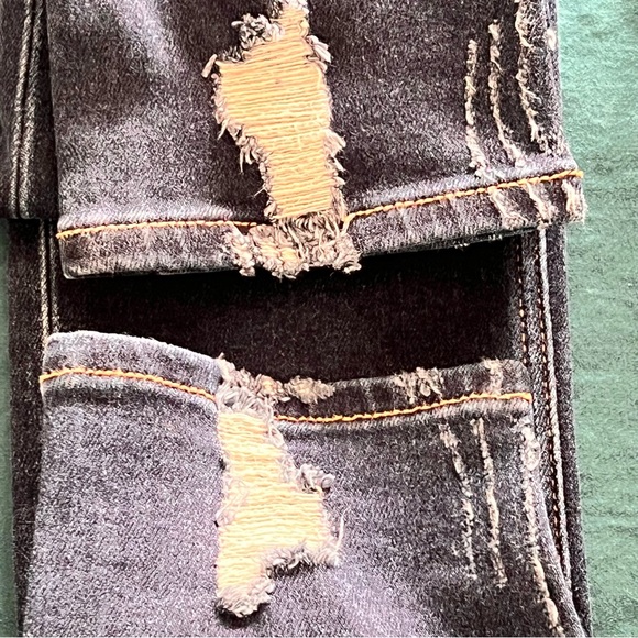 KanCan Women’s High Rise Slim Straight Leg Jeans Style: KC9249D Dark Wash Sz. 7 - Picture 7 of 11